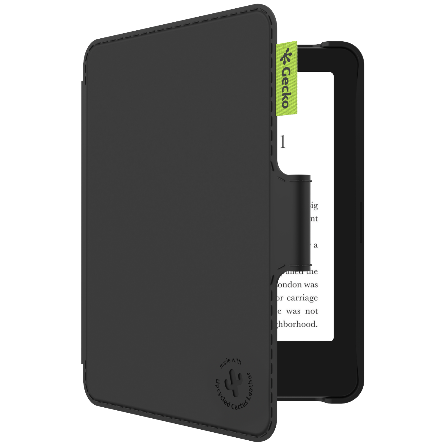 Gecko Covers Gecko Cactus Cover Voor Kobo Clara Colour & Bw / Tolino Shine Color Beschermhoes Zwart