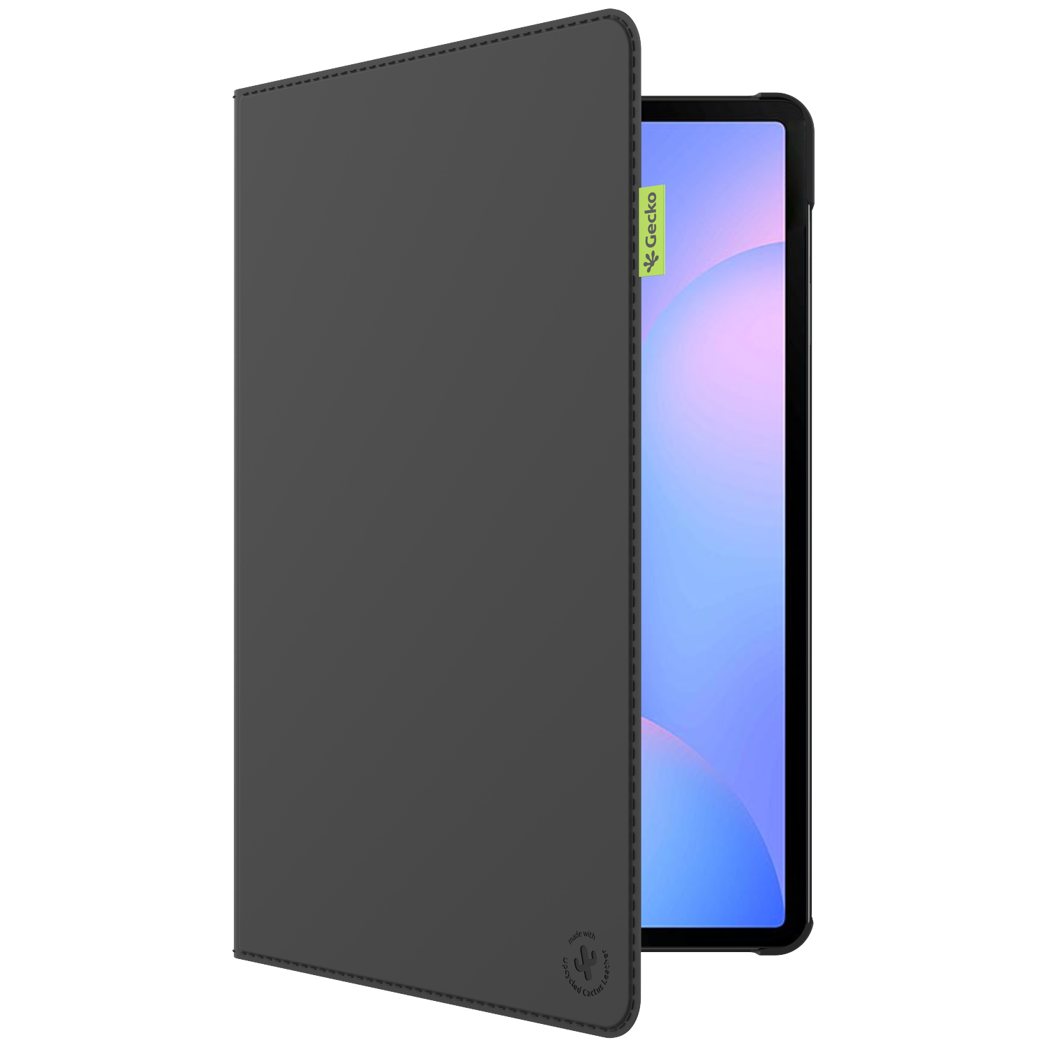 Gecko Covers Gecko Cactus Cover Voor Samsung Galaxy Tab S10 Fe+ Beschermhoes Zwart