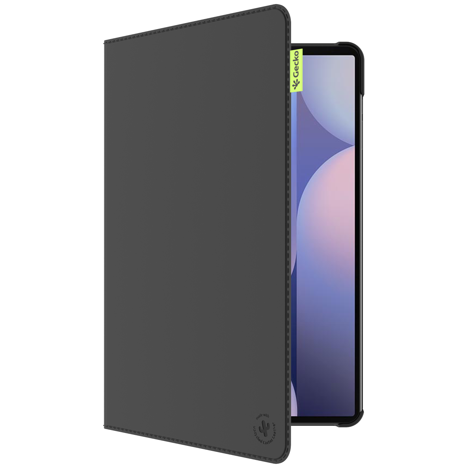 Gecko Covers Gecko Cactus Cover Voor Samsung Galaxy Tab S10+ Beschermhoes Zwart