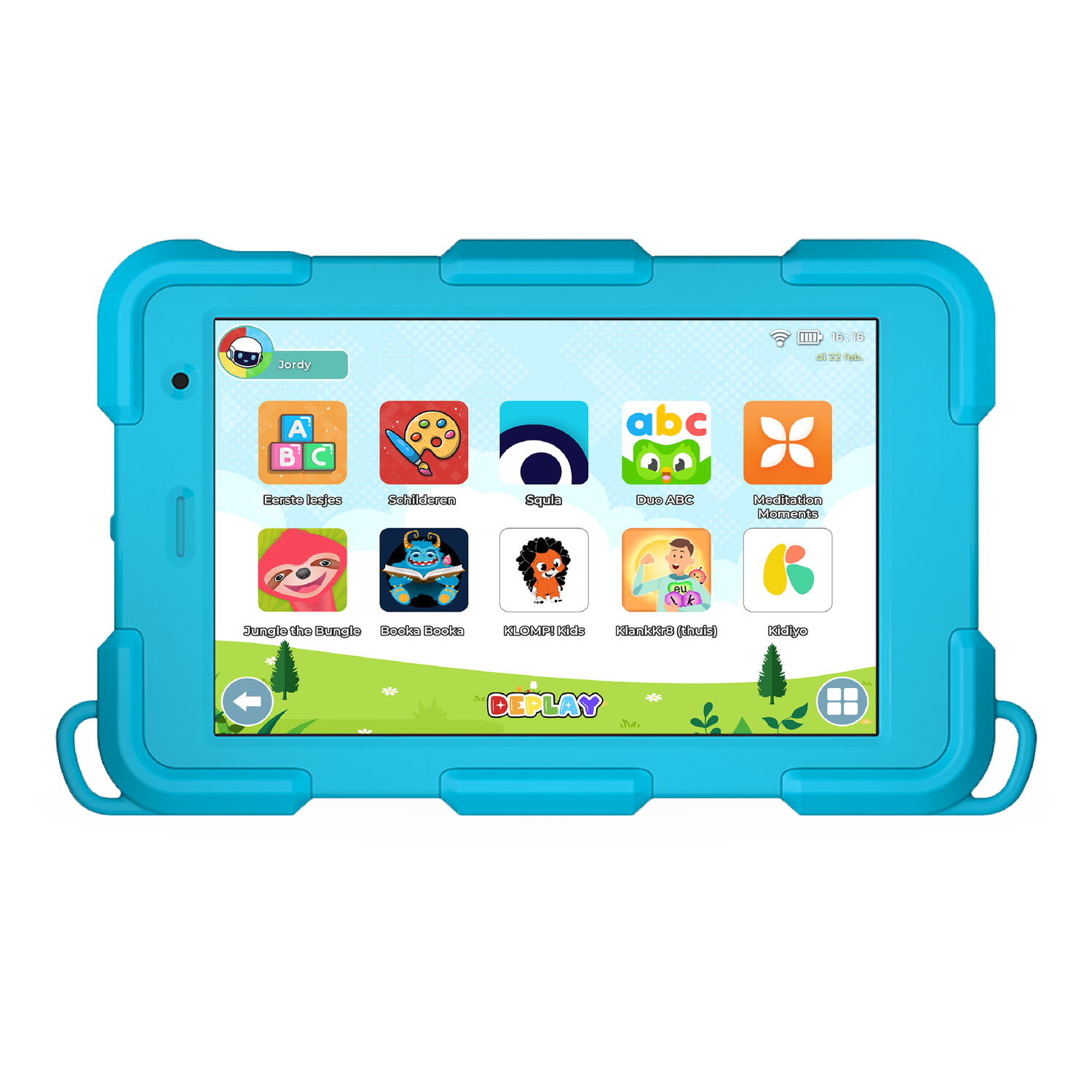 Deplay Kids Tablet Smart 5+ - 8 Inch 64 Gb Wi-fi 4g (lte) Blauw