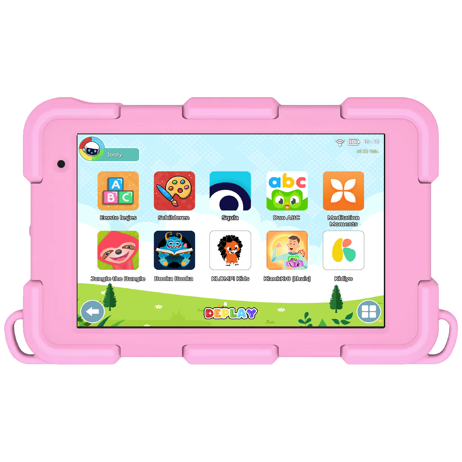 Deplay Kids Tablet Smart 5+ - 8 Inch 64 Gb Wi-fi 4g (lte) Roze