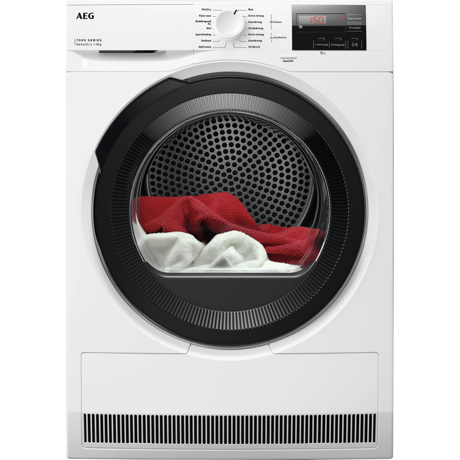 AEG AEG Tr728d4z - 8 Kg 64 Db(a) Energielabel D Warmtepompdroger