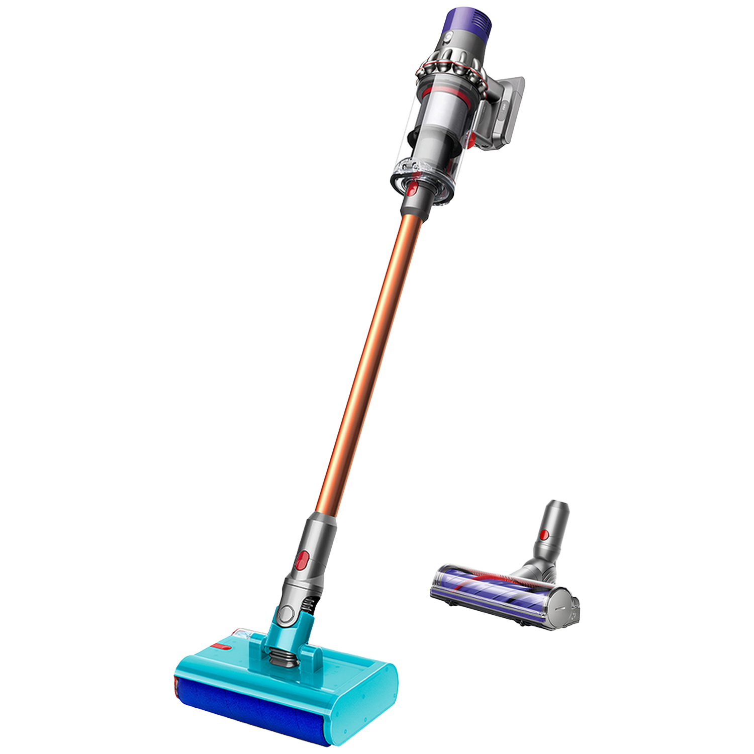 Dyson Dyson Cyclone V10 Submarine Steelstofzuiger Nikkel/koper