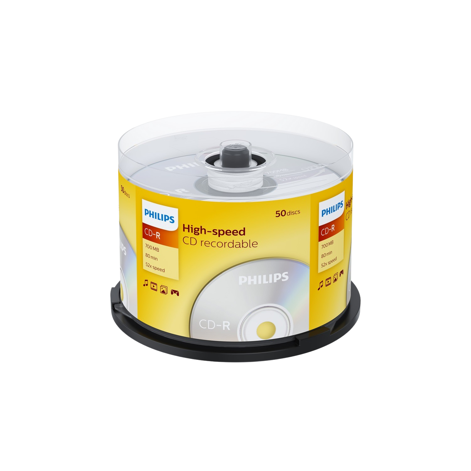 Philips Philips Cd-r 80 52x Cb (50)