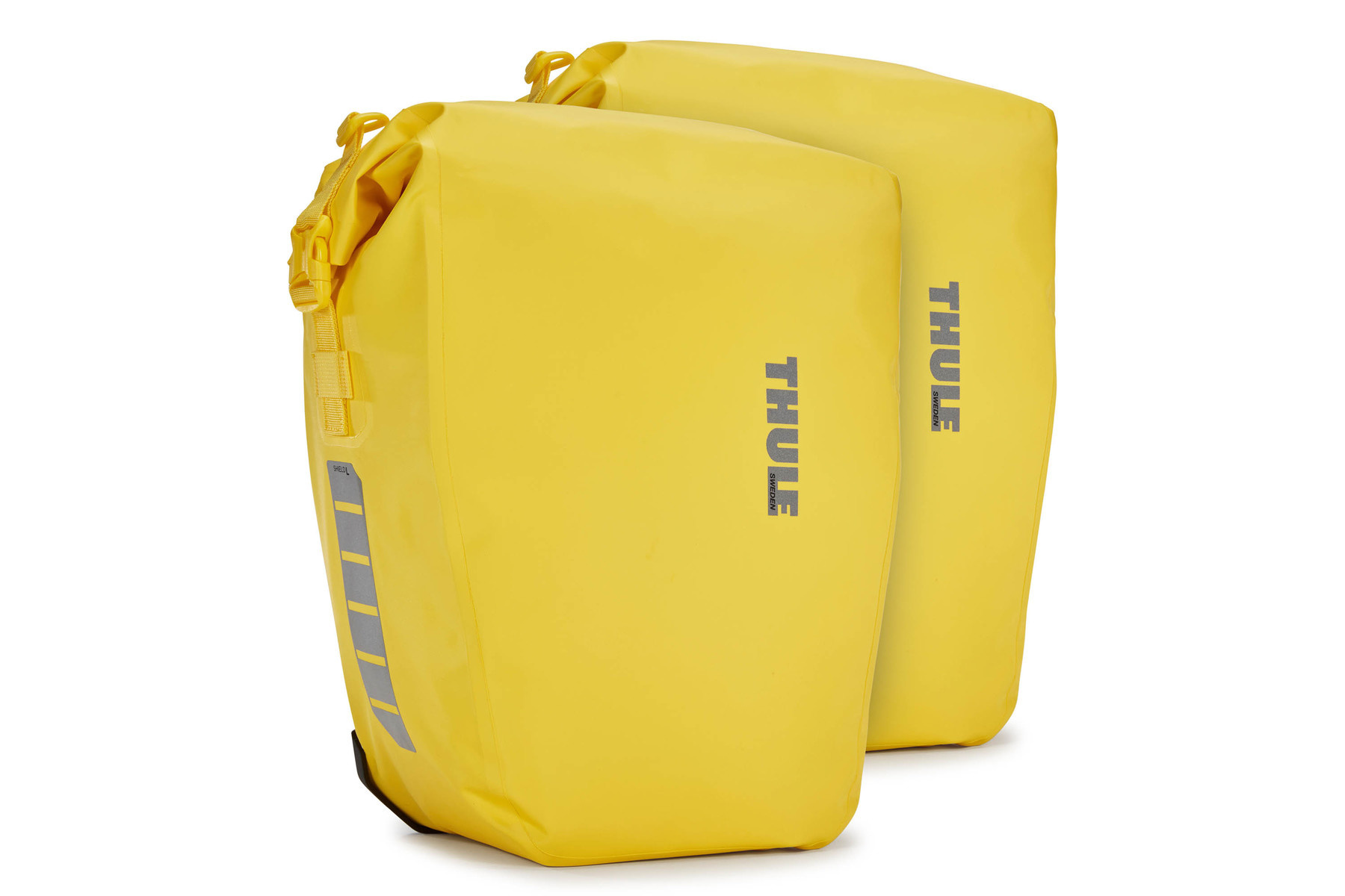 Thule Dubbele fietstas Shield Pannier Large 50L Geel