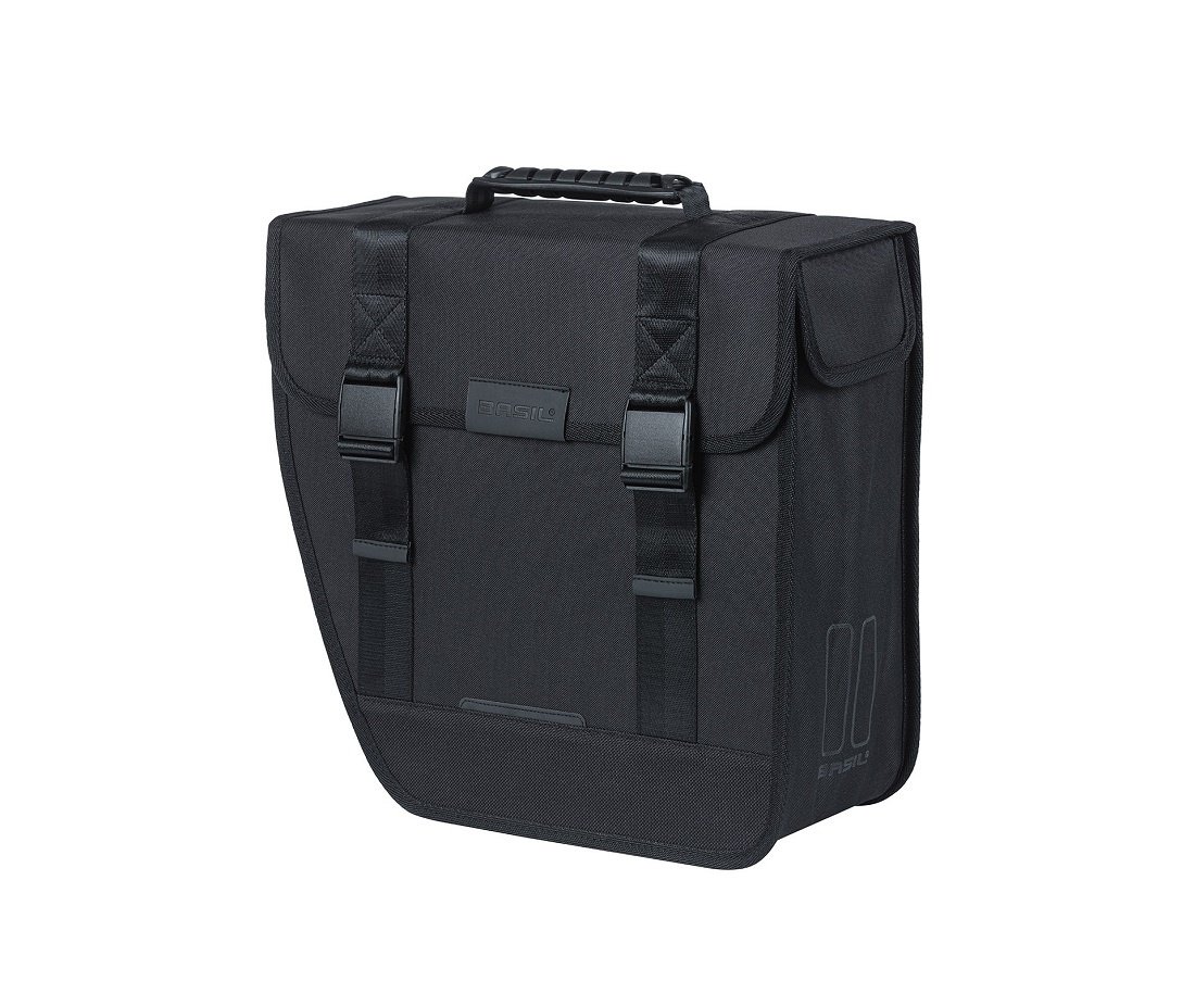 Basil Enkele Fietstas Tour 14L Zwart - Links