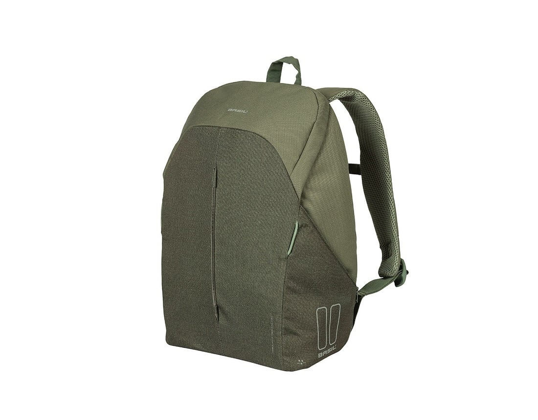 Basil Fietsrugzak B-Safe Nordlicht Backpack 18L Groen