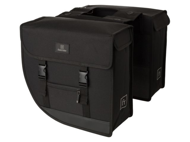 Fastrider Dubbele fietstas Hybride 26L Zwart