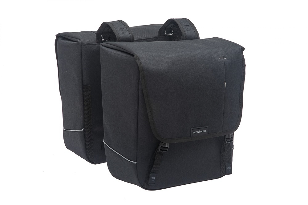 New Looxs Dubbele fietstas Nova Double 32L Zwart