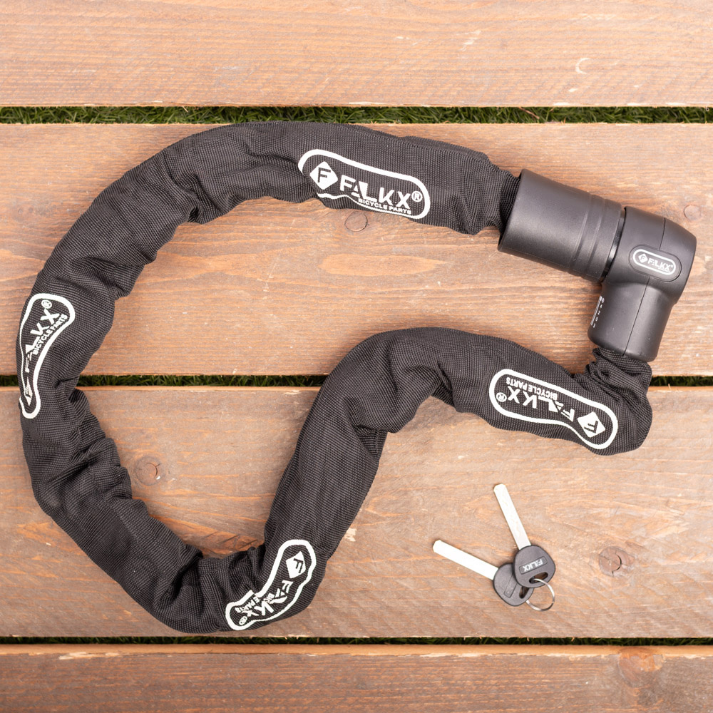 Falkx Kettingslot Secure 90 CM Zwart ART-4