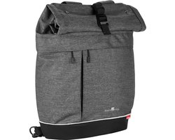 Klickfix Enkele fietstas / rugtas Freepack Switch Grijs 18L
