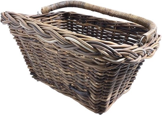 Wicked Fietsmand Stuur Rechthoek Grijs