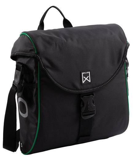 Willex Enkele fietstas/ Pakaftas 300 S 12L Zwart/groen