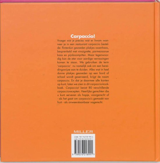 Caplan Publishing B.V. Carpaccio!