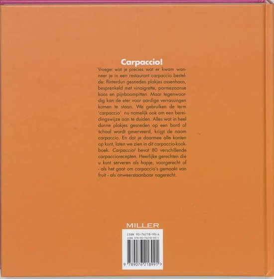 Caplan Publishing B.V. Carpaccio!