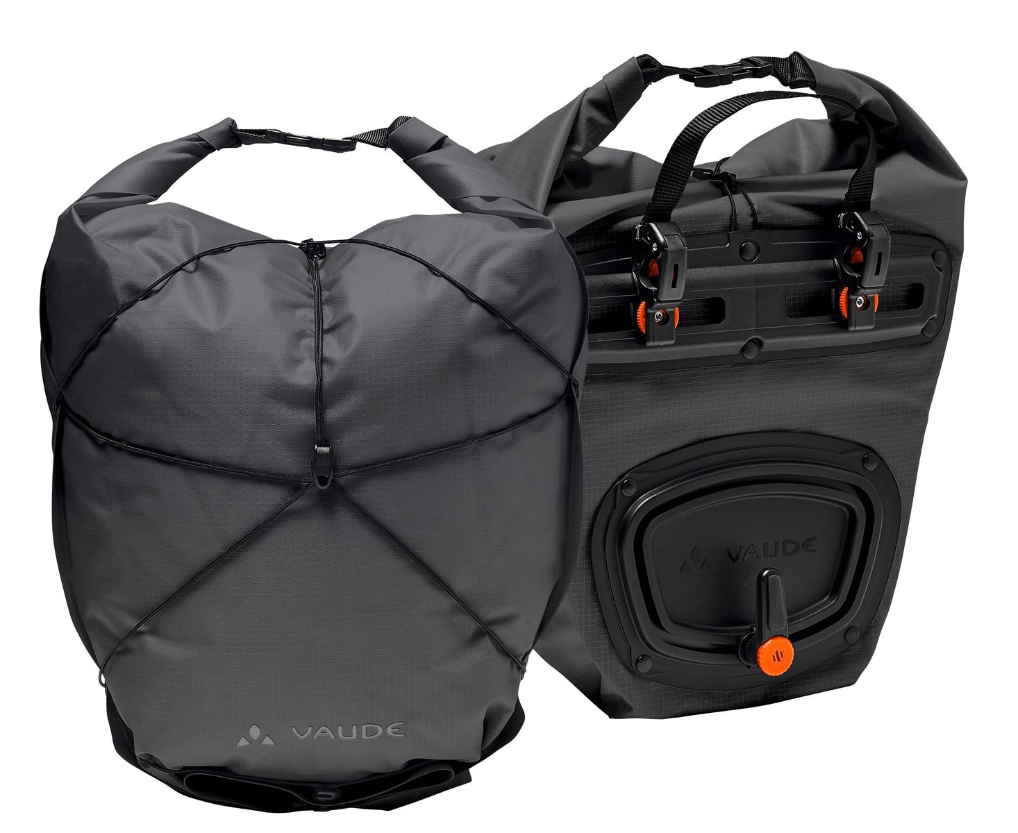 Vaude Dubbele fietstas Aqua Front Light 22L Black Uni