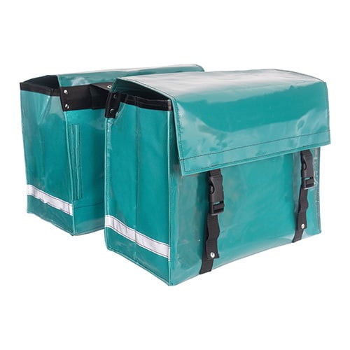 Beck Dubbele fietstas Nostalgic 52L Green