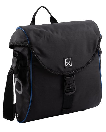 Willex Enkele fietstas/ Pakaftas 300 S 12L Zwart/blauw