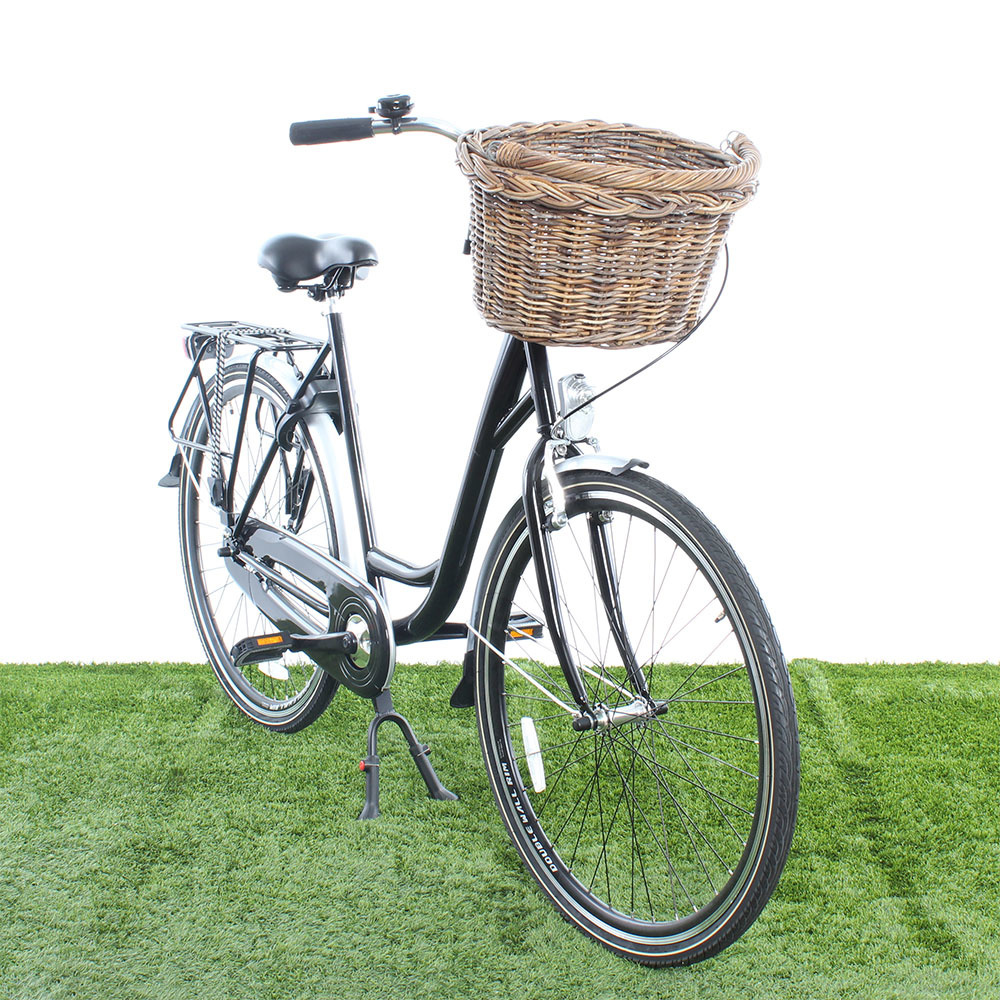 Wicked Fietsmand Stuur Ovaal Bruin