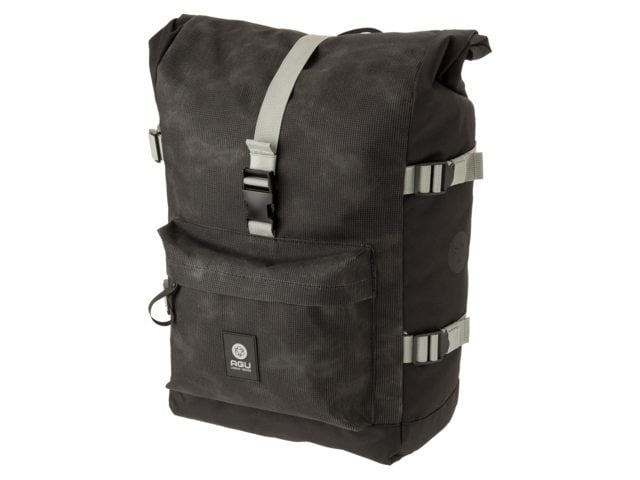 Agu Enkele fietstas Urban Trend H2O 14L Zwart Mist Hivis