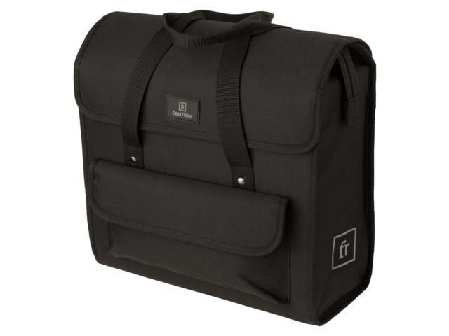 Fastrider Enkele fietstas Lasse Luxe Shopper Basics 23L Grijs CG