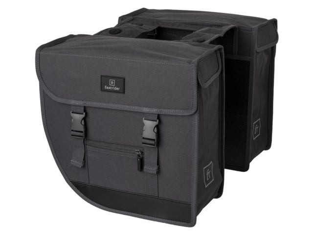 Fastrider Dubbele fietstas Hybride 26L Grijs