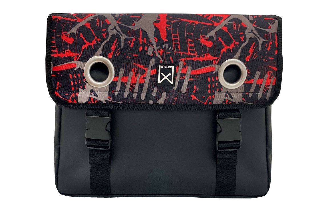 Willex Dubbele fietstas Bisonyl 30L FIRE