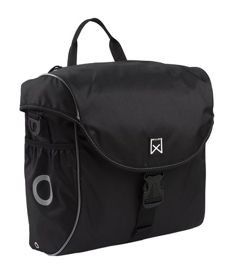 Willex Enkele fietstas/ Pakaftas 300 18L Zwart/zilver