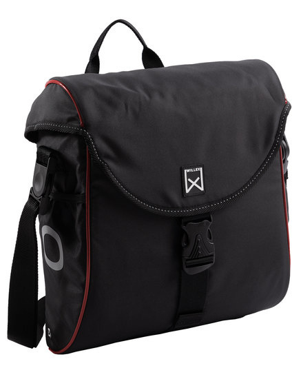 Willex Enkele fietstas/ Pakaftas 300 S 12L Zwart/rood