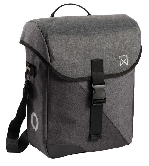 Willex Enkele fietstas Pakaftas 800 - 16,5L Grijs/Zwart