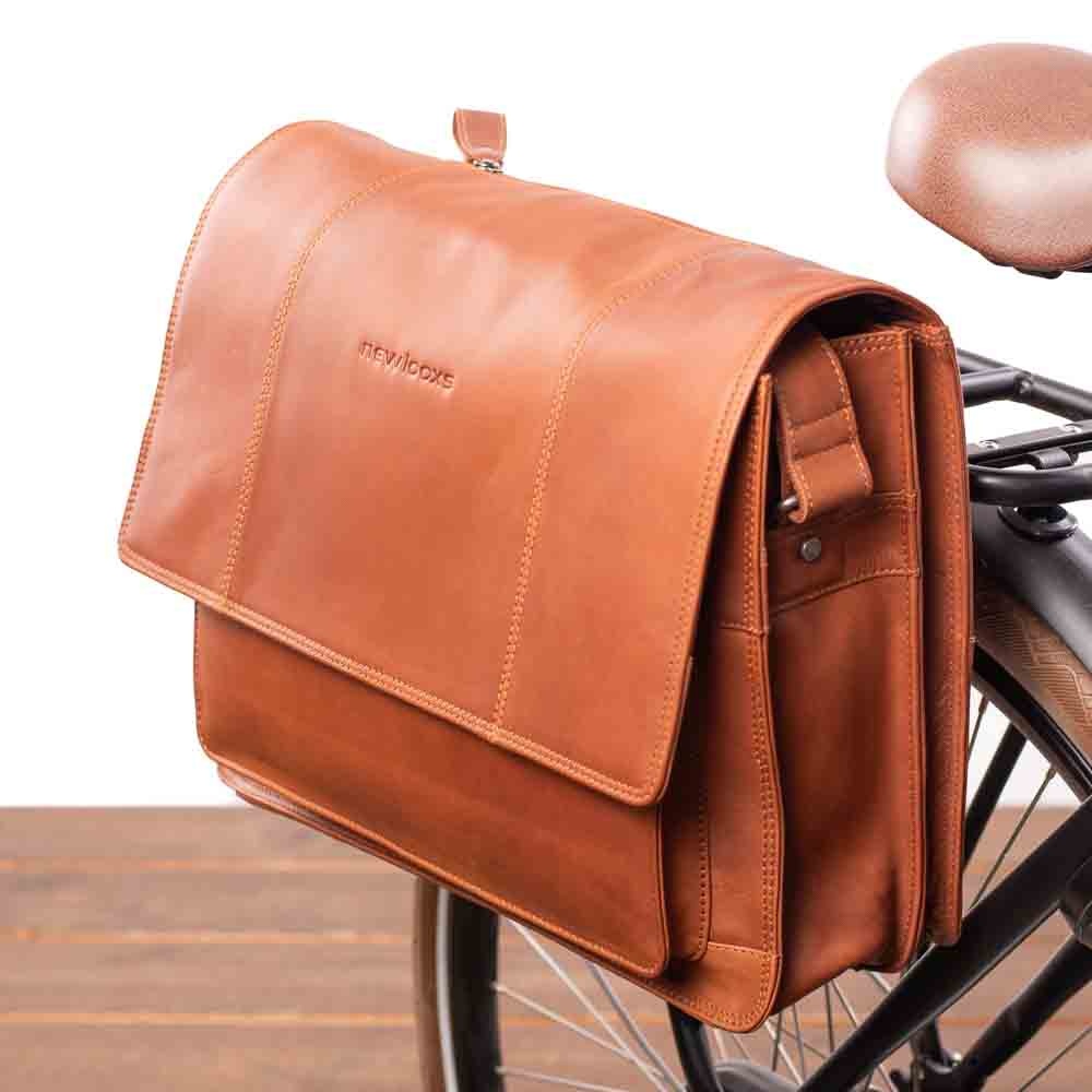 New Looxs Enkele Fietstas &amp; Schoudertas Fellini 18L Cognac