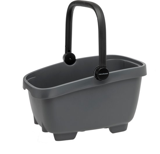 New Looxs Fietsmand Clipper MIK 28L Antraciet