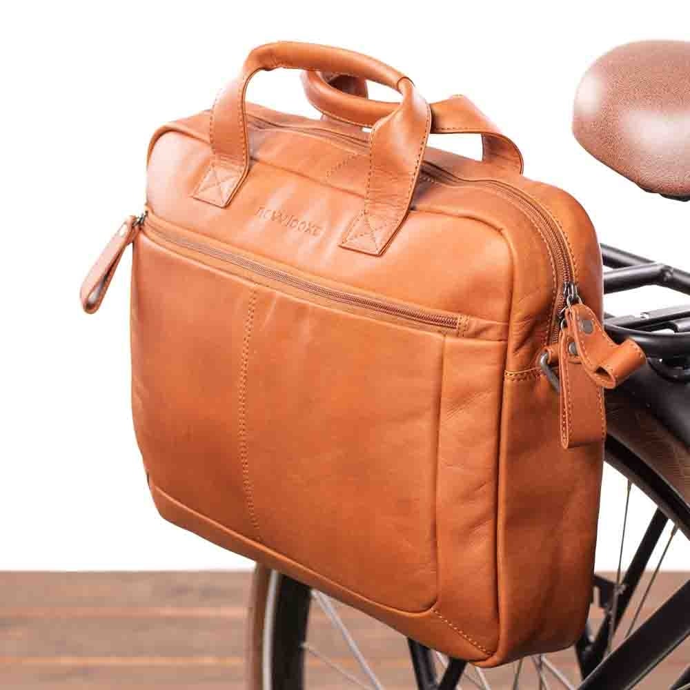 New Looxs Enkele Fietstas &amp; Schoudertas Luko 10L Cognac