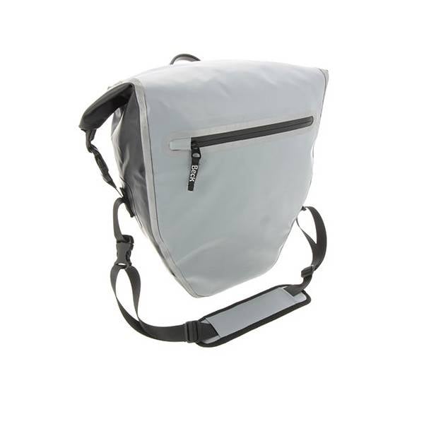 Beck Enkele fietstas DR.Y 20L Zwart/Zilver