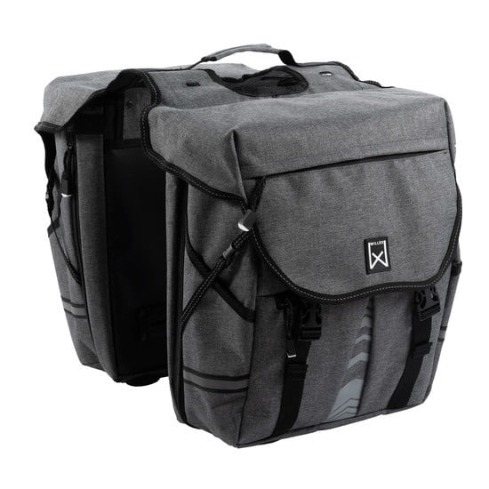 Willex Dubbele fietstas Systeemtas 20L Antraciet