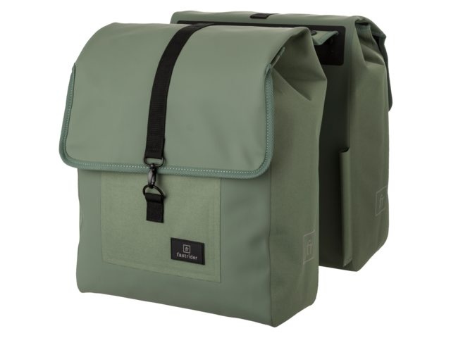 Fastrider Dubbele fietstas Jaxx Trend Waterproof 28L Eucalyptus