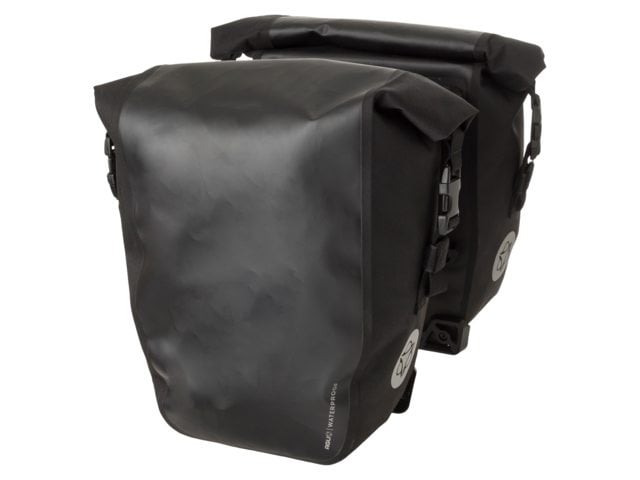 Agu Dubbele fietstas Shelter Clean Medium MIK 34L Zwart