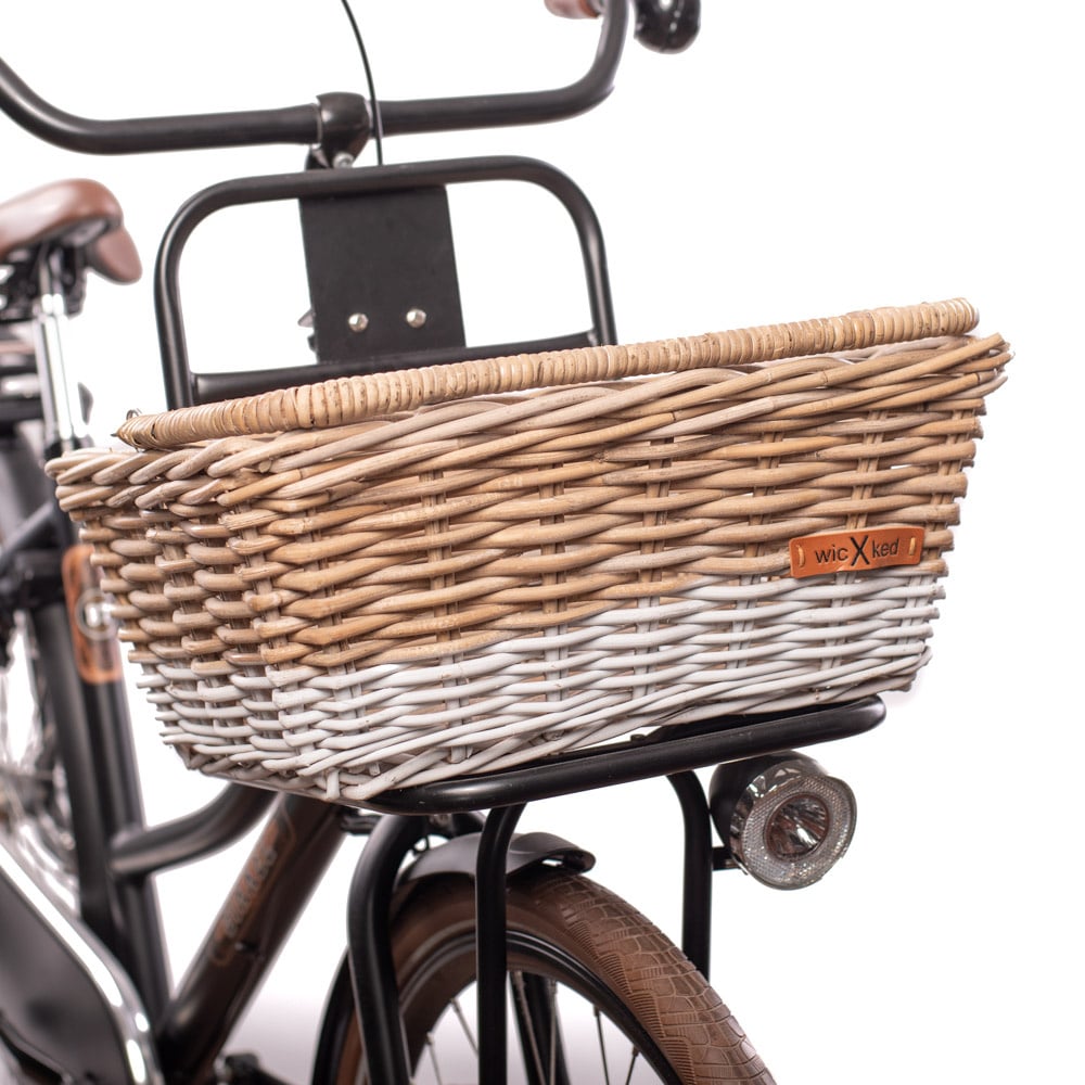 Wicked Boodschappenmand 22L Bruin/Wit