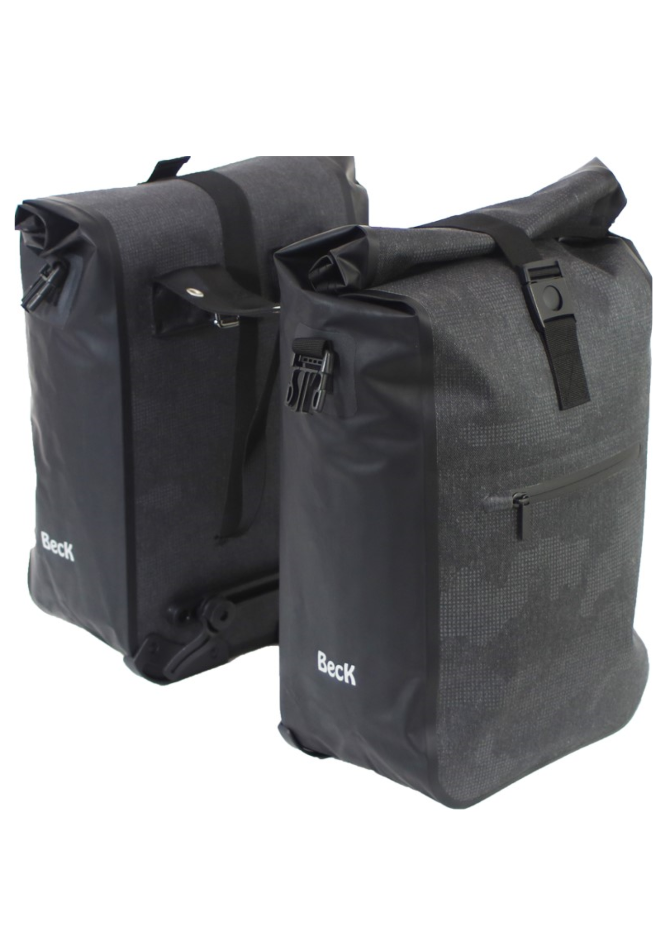 Beck Dubbele fietstas Base Too Zwart 36L