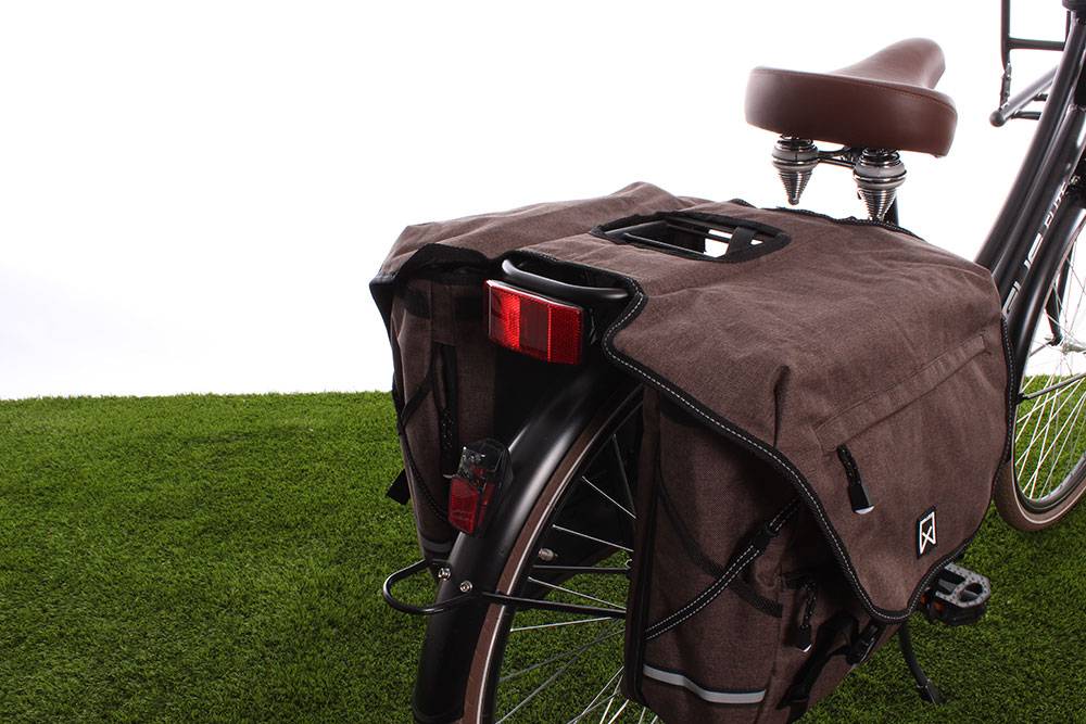 Willex Dubbele fietstas Bagagetas XL 1200 50L Bruin