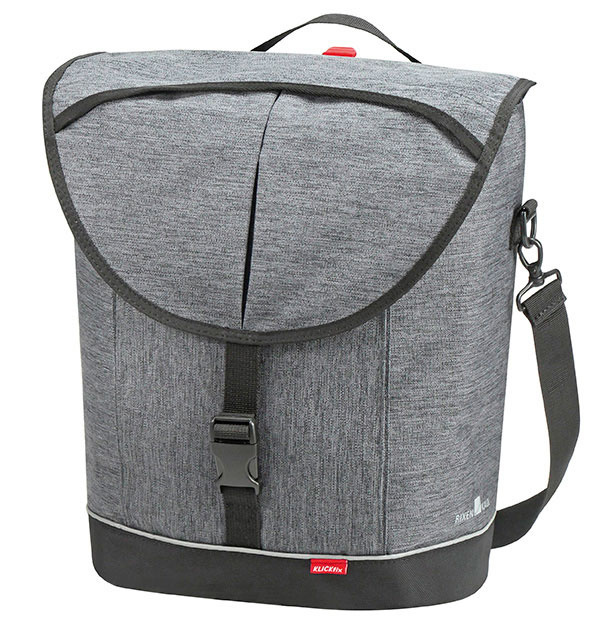 Klickfix Enkele fietstas Cita II Grijs 18L