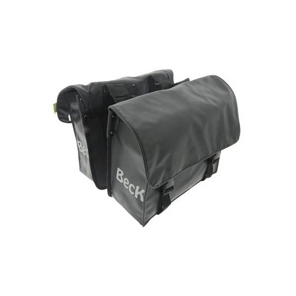 Beck Dubbele fietstas Mini Matte Black