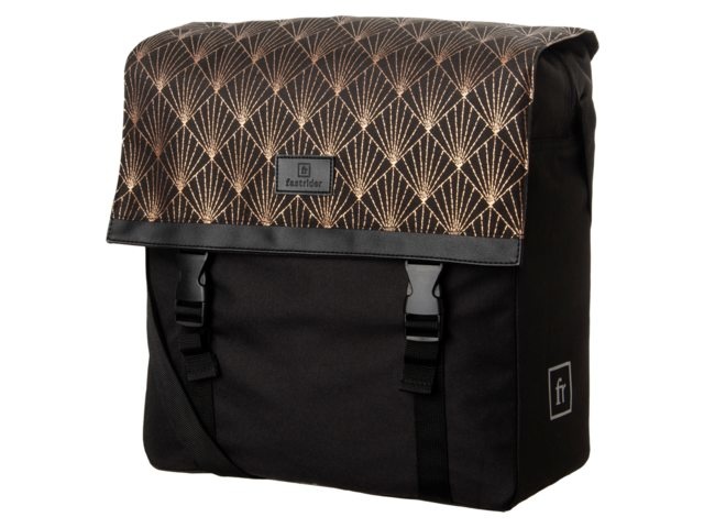 Fastrider Enkele fietstas Shopper Nara Deco/Zwart 17L