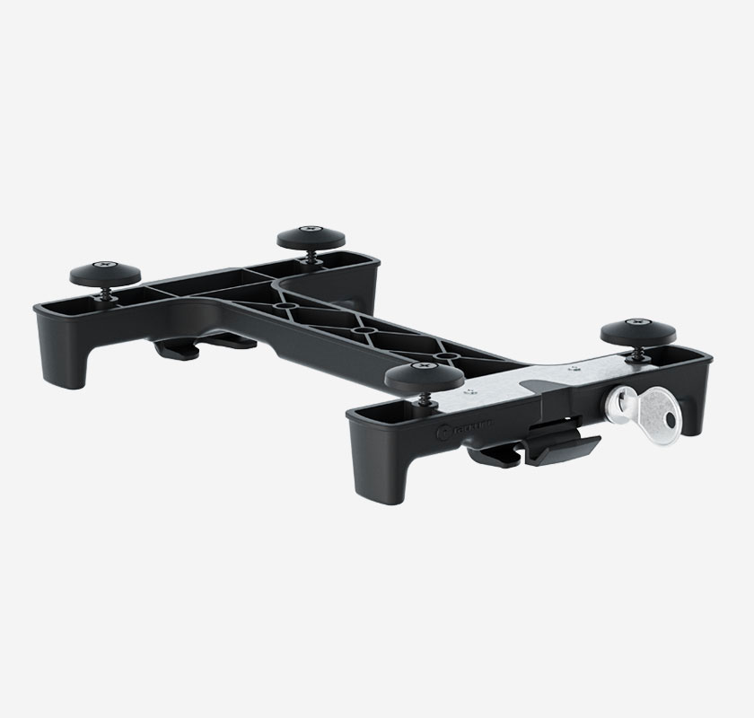 Racktime Snap-it 2.0-adapter met voet en slot