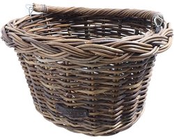 Wicked Fietsmand Stuur Ovaal Grijs