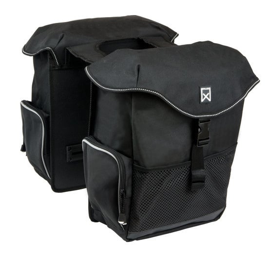 Willex Dubbele fietstas Bagagetas 34L Zwart