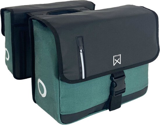 Willex Dubbele Businesstas 46L Groen/Zwart