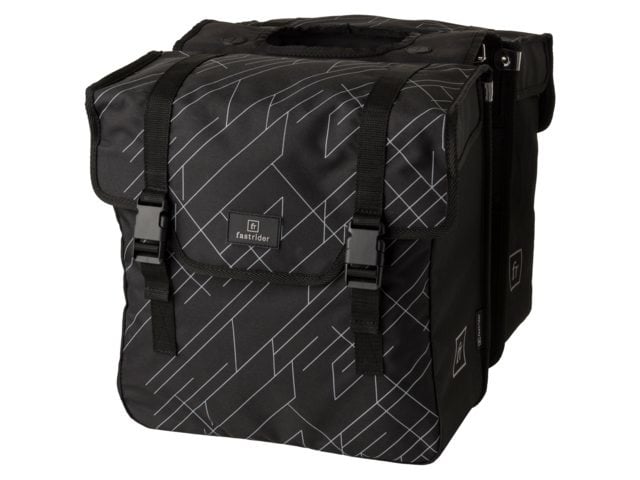 Fastrider Dubbele fietstas Dex 36L Zwart