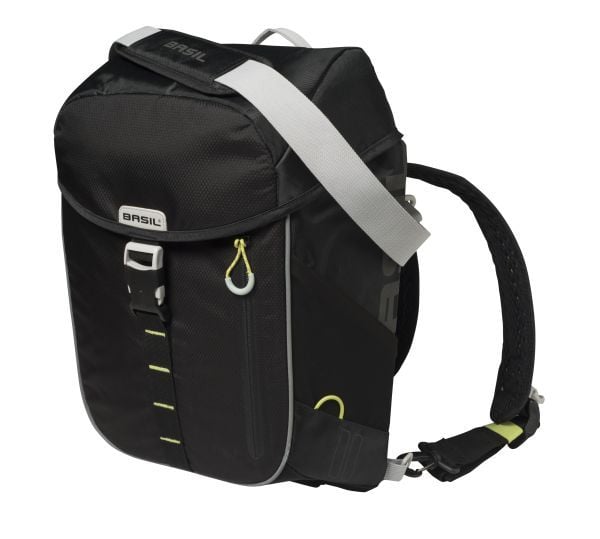 Basil Pakaftas Miles Daypack 17L Black lime
