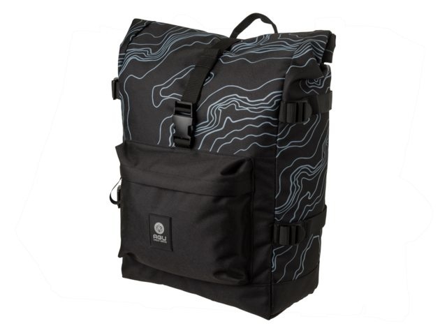 Agu Enkele fietstas Urban Trend H2O 14L Mountain Zwart